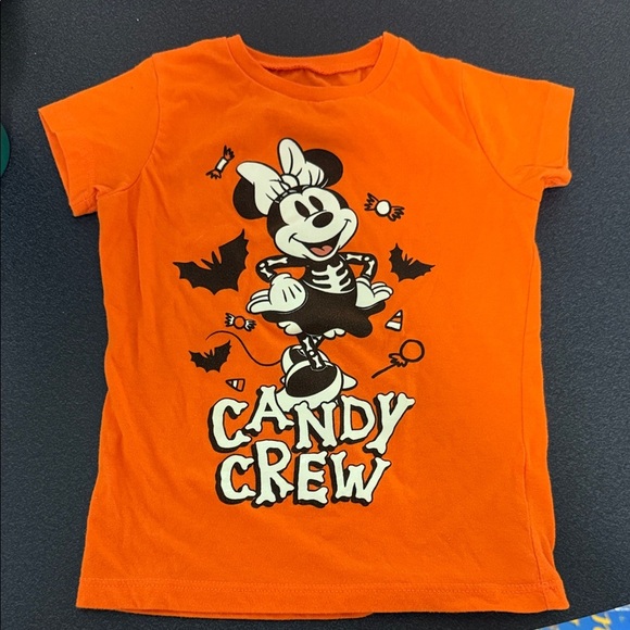 Orange Minnie Mouse Candy Crew T-Shirt - Picture 1 of 2